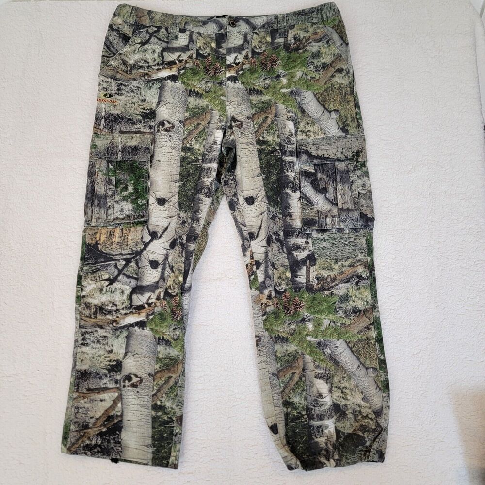 Mossy Oak Hunting Cargo Mountain Country Jeans Size XXL 44/46 Pockets